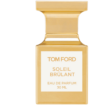 gold  bottle Soleil Brûlant Eau De Perfum By Tom Ford