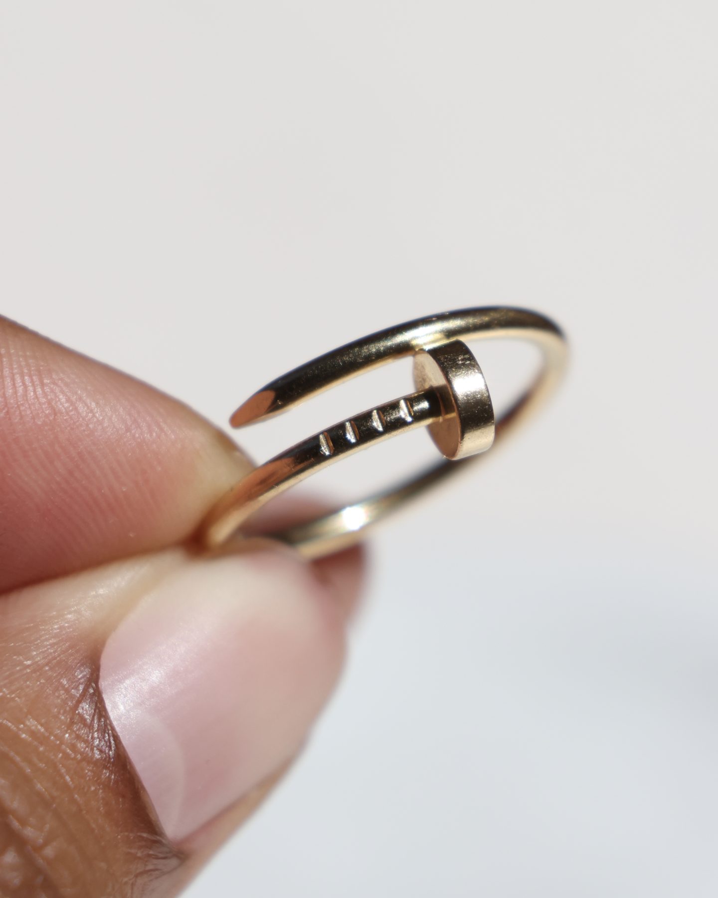 Cartier Love Thin Ring in Platinum, Size 61 (X-180) | eBay